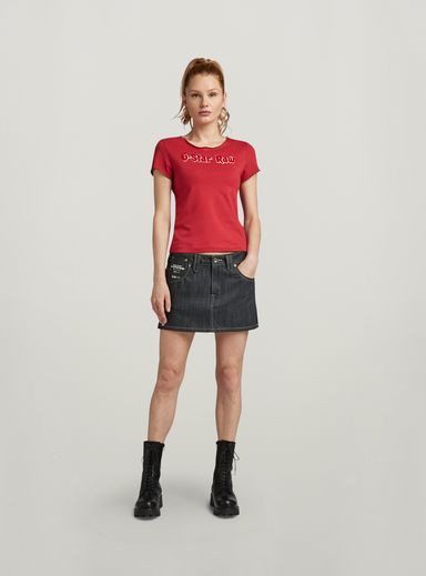 Falda Y2K Denim Mini